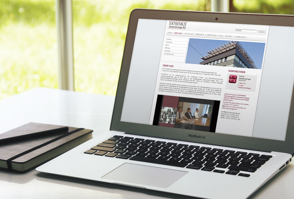 webdesign koeln extremus Web-Design vom Kölner Web-Designer