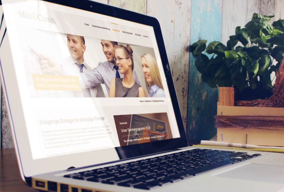 web seite erstellung Neues Web-Design für den Speaker