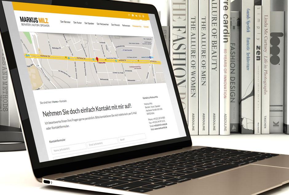 webdesigner coach Neue Website für den Coach
