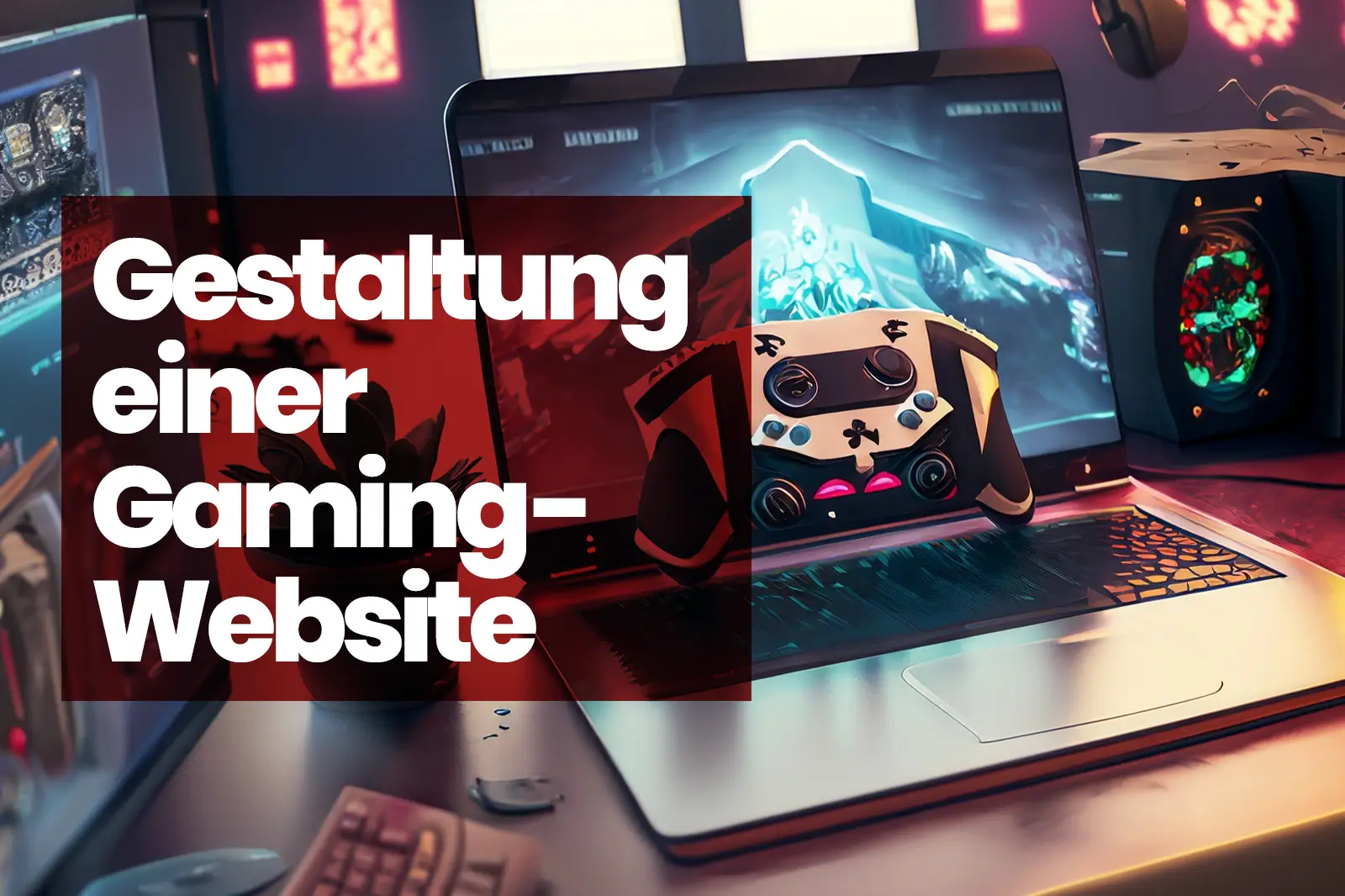 gestaltung gaming website