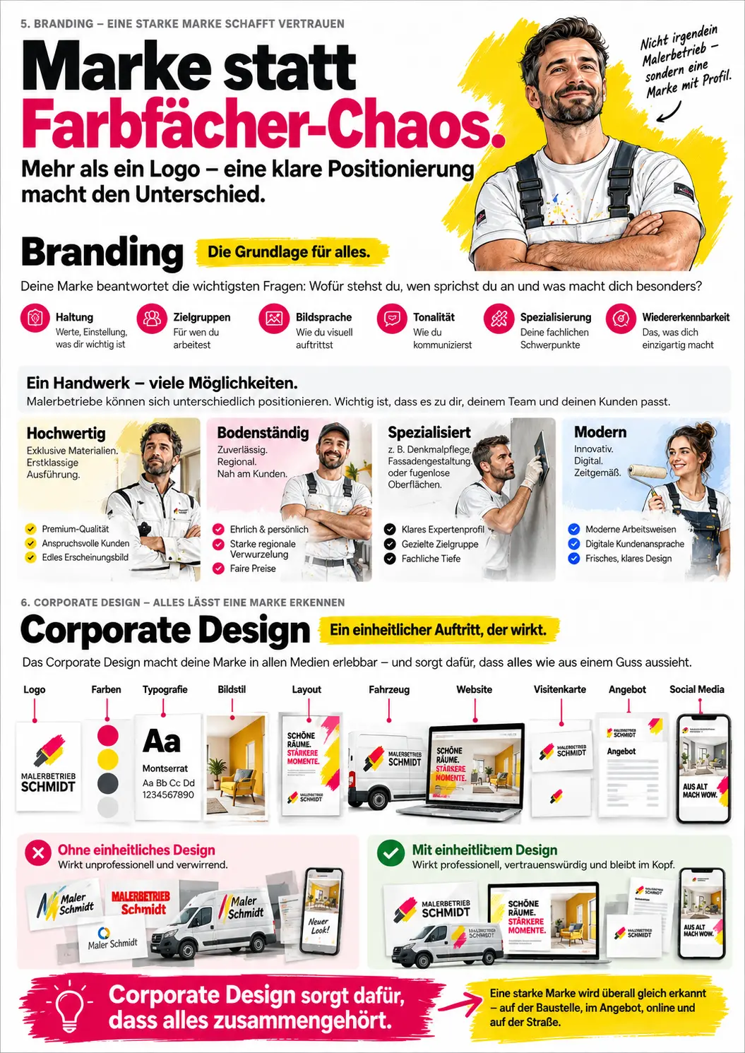Corporate Design für Maler und Lackierer