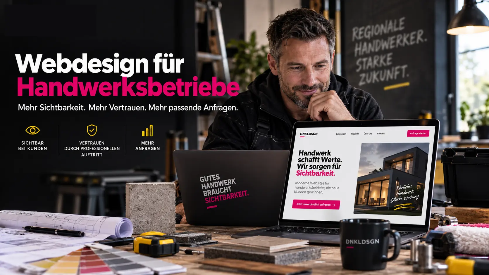 Webdesign für Handwerksbetriebe oder Websites für Handwerker