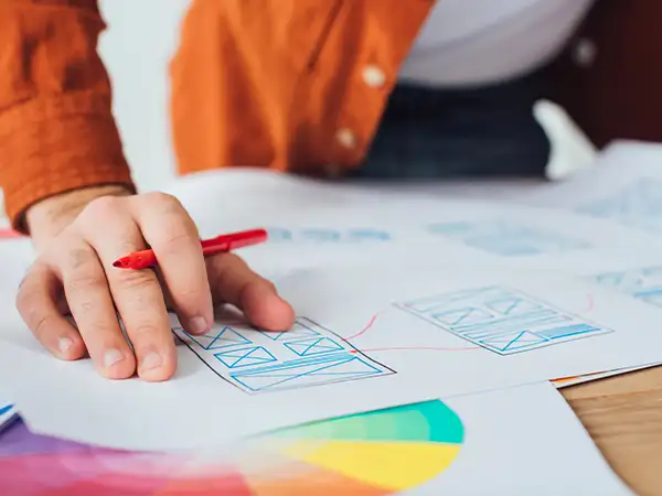 content homepage design