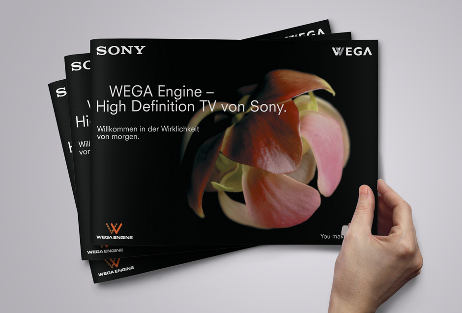 grafikdesign aus koeln design fuer sony produktbroschuere