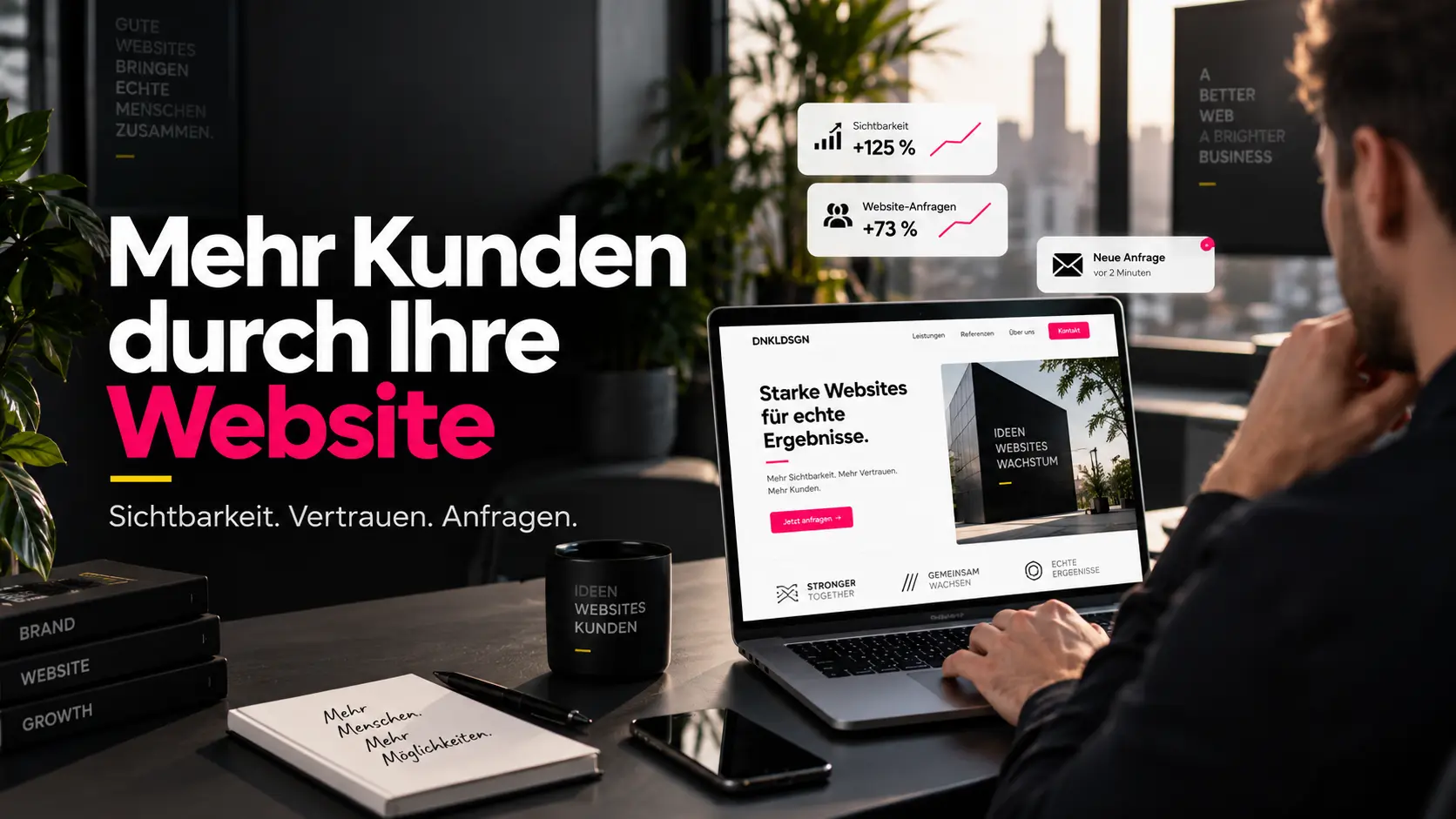 Mehr Kunden durch die Website: Was gutes Webdesign wirklich leisten muss