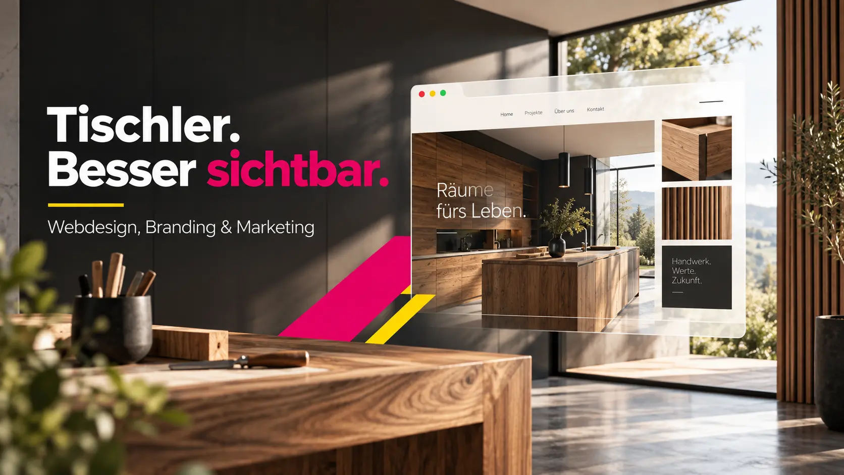 Webdesign für Tischler und Schreiner